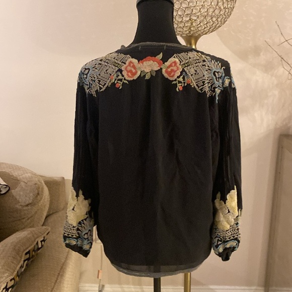 Johnny Was Top Blouse Tunic size small - Picture 8 of 10